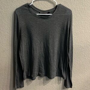 Grey athleta super lightweight top